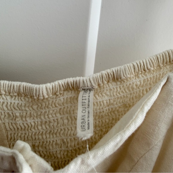 Urban Outfitters Cream Button-Down Midi Dress - Picture 4 of 7